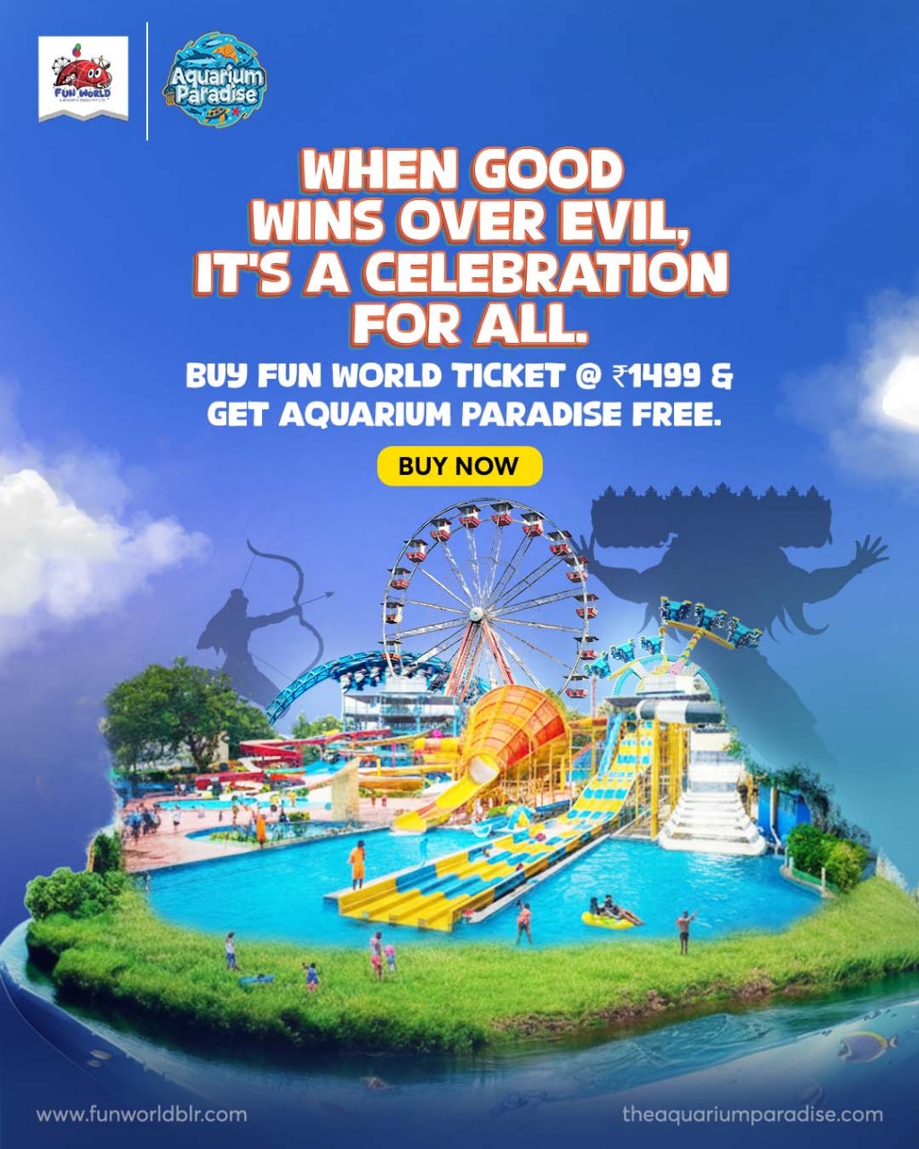 Dussehra Special Offer – 3 Parks in One Price